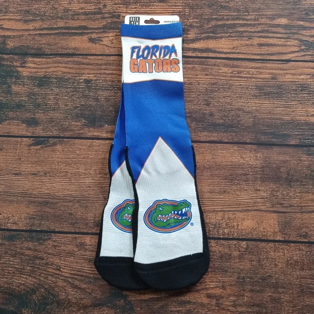 Rock em Socks‎ NWT Florida Gators Large/XL Blue Black